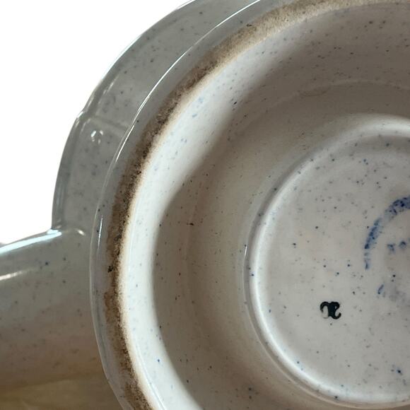 Poppytrail Vernon Coffee Pot Provincial Blue by Metlox Blue Farm Scene No Lid - Picture 13 of 16
